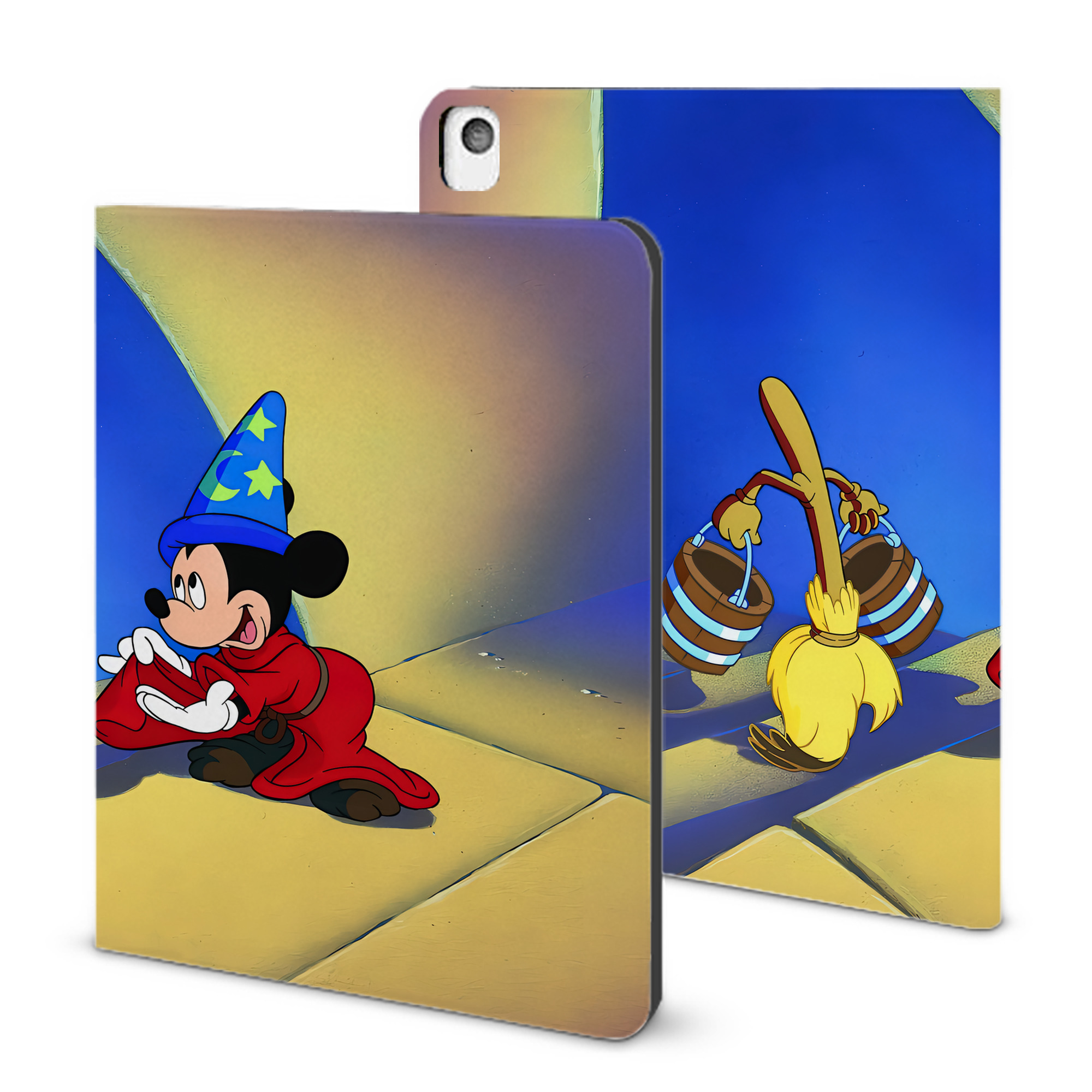 （画像用） ミッキーマウス Mickey Mouse IPadケース ペンホルダー付き ブックスタイルデザイン